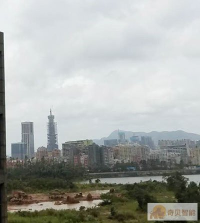 臺風過后的深圳天空